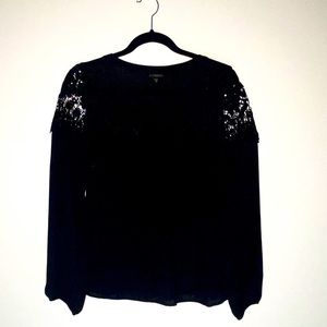 Black Lace Blouse